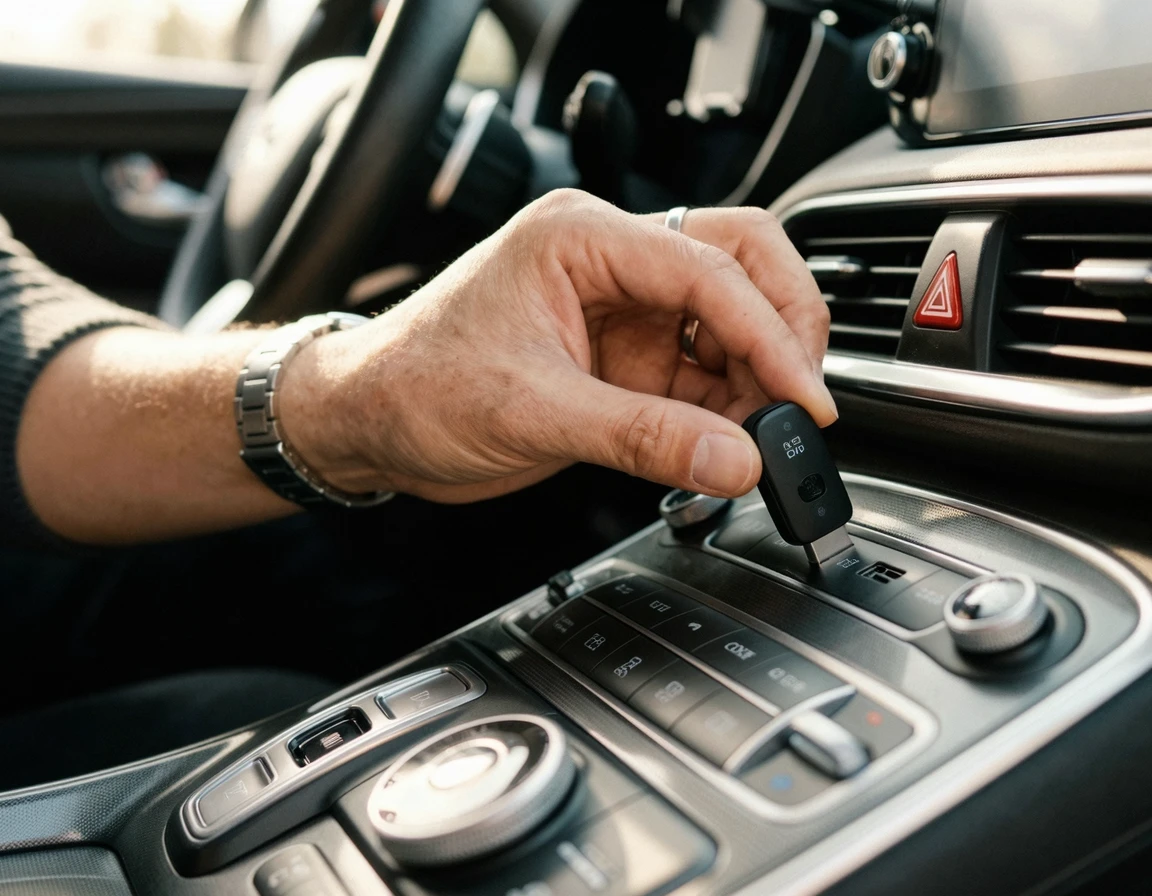 발열을 막기 위해 무선 동글 위치를 조정하는 모습